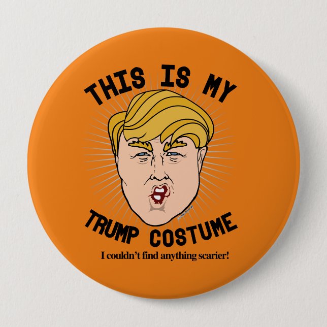 Dieses ist mein Donald- Trumpkostüm - ich könnte Button (Vorderseite)