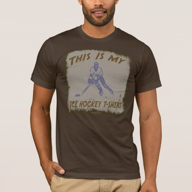DIESES IST MEIN EIS-HOCKEY T=SHIRT T-Shirt (Vorderseite)
