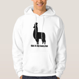 Dieses ist mein extravaganter Hut-LamaHoodie Hoodie