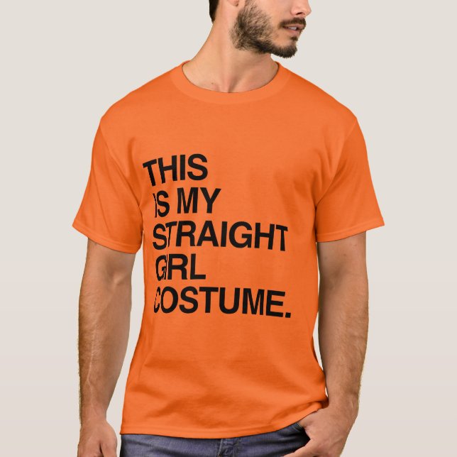 DIESES IST MEIN GERADES MÄDCHEN-KOSTÜM T-Shirt (Vorderseite)