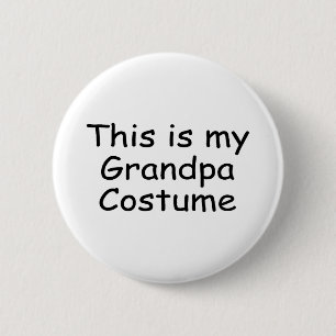 Dieses ist mein Großvater-Kostüm Button