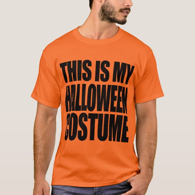 DIESES IST MEIN HALLOWEEN-KOSTÜM - T-Shirt (Vorderseite)