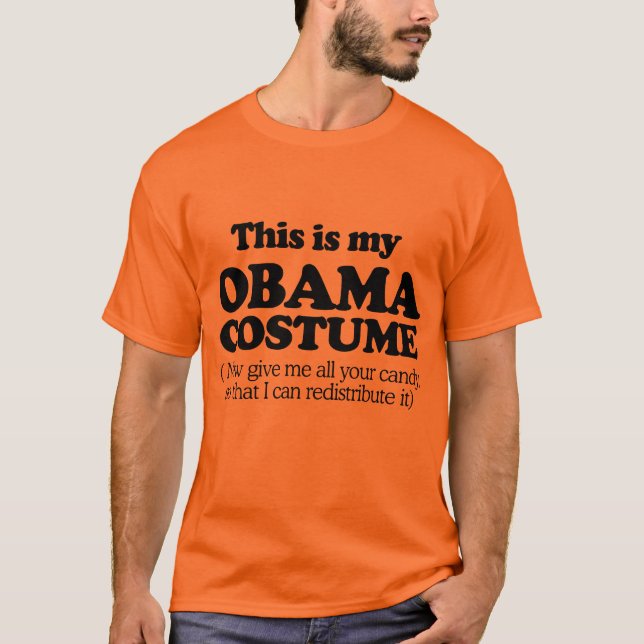 Dieses ist mein Obama-Kostüm T-Shirt (Vorderseite)