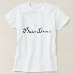 Dieses ist mein schlichtes Kleid T-Shirt