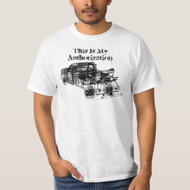 Dieses ist meine Ermächtigung T-Shirt (Vorderseite)