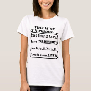 Dieses ist meine Gewehr-Erlaubnis T-Shirt