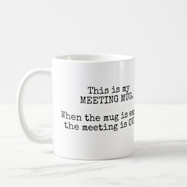 Dieses ist meine Sitzungs-Tasse Kaffeetasse (Links)