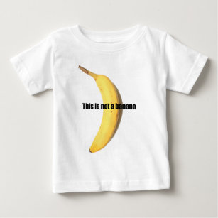 Dieses ist nicht eine Banane Baby T-shirt