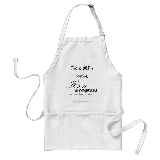 Dieses ist NICHT eine Spachtel! , Sein ein scep… - Schürze (Vorne)
