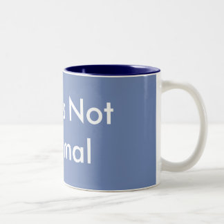 Dieses ist nicht normal zweifarbige tasse