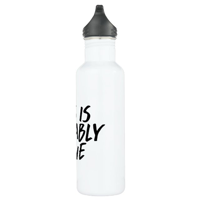Dieses ist vermutlich Wein-Wasser-Flasche Edelstahlflasche (Rechts)