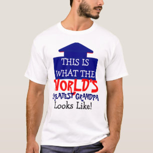 Dieses ist, was der bestste Großvater wie der Wel T-Shirt
