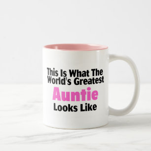 Dieses ist, was die bestste Tante Looks Li der Zweifarbige Tasse