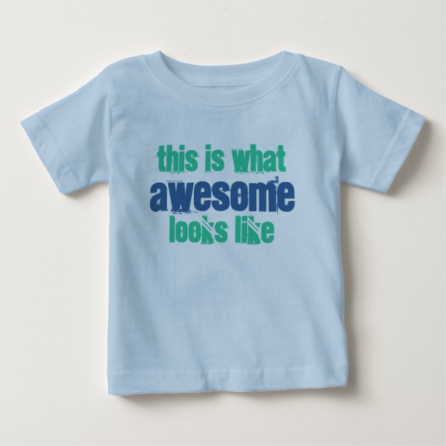 Dieses ist, was fantastische aussehen wie Baby-T - Baby T-shirt (Vorderseite)