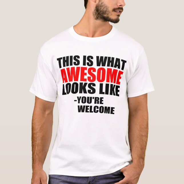DIESES IST, WAS FANTASTISCHE BLICKE MÖGEN T-Shirt (Vorderseite)