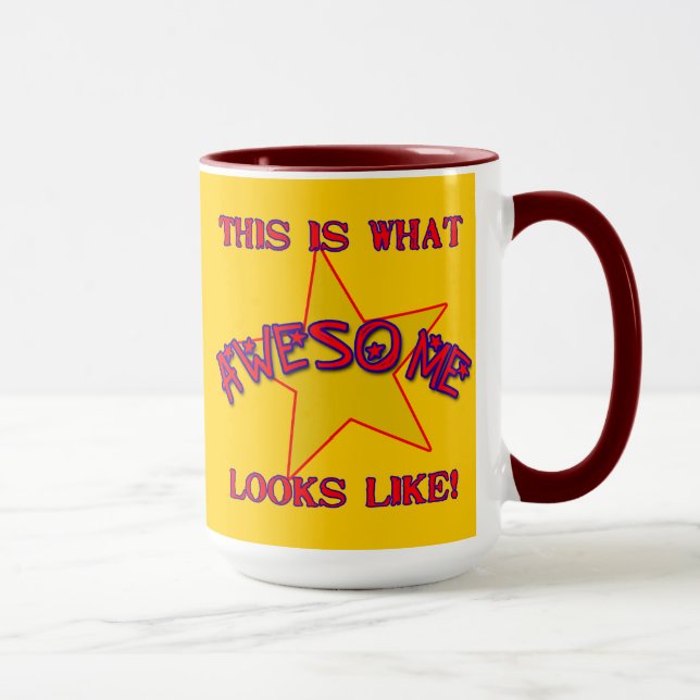 Dieses ist, was fantastische Blicke mögen! Tasse (Rechts)