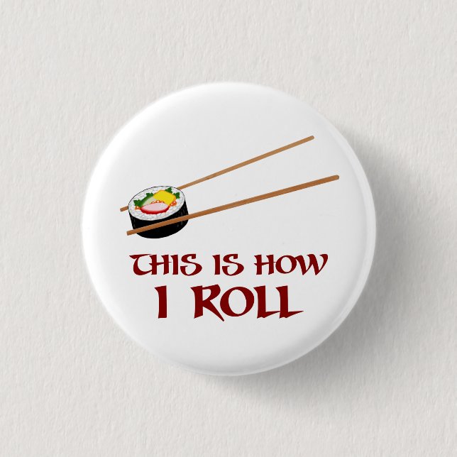Dieses ist wie i-Sushi-Rolle Button (Vorderseite)
