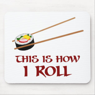 Dieses ist wie i-Sushi-Rolle Mousepad