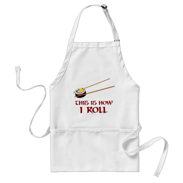 Dieses ist wie i-Sushi-Rolle Schürze (Vorne)