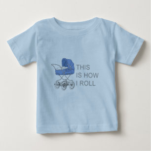 Dieses ist, wie ich Baby-T-Shirt rolle Baby T-shirt