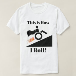 Dieses ist, wie ich Beschleunigen-obenrampe mit T-Shirt
