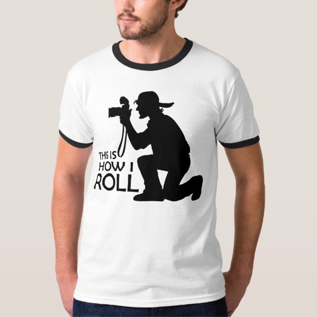 Dieses ist, wie ich Fotografen rolle T-Shirt (Vorderseite)