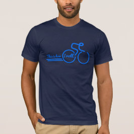 Dieses ist, wie ich radfahrenblaues Zyklust-stück T-Shirt