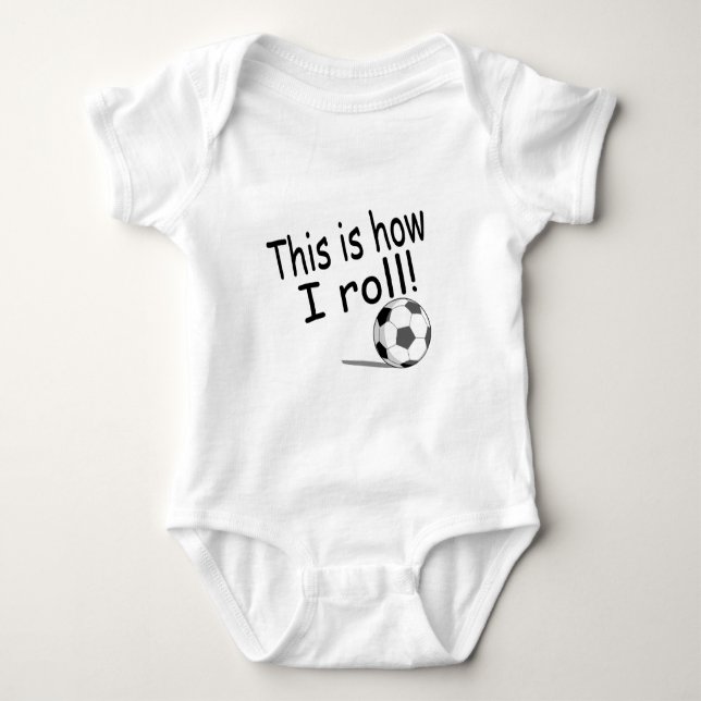 Dieses ist, wie ich rolle baby strampler (Vorderseite)