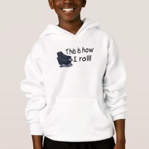 Dieses ist, wie ich rolle (Eis-Skate) Hoodie