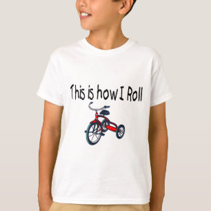 Dieses ist, wie ich rolle (rotes Dreirad) T-Shirt