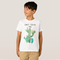 Dieses Kakteen-Shirt-Aquarell kann nicht Touch wer
