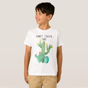 Dieses Kakteen-Shirt-Aquarell kann nicht Touch wer T-Shirt