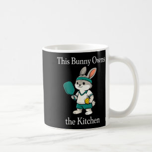 Dieses Kaninchen besitzt die Küche lustiger Pickle Kaffeetasse