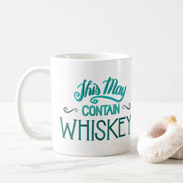 Dieses kann Whisky-Tasse enthalten Kaffeetasse (Mit Donut)