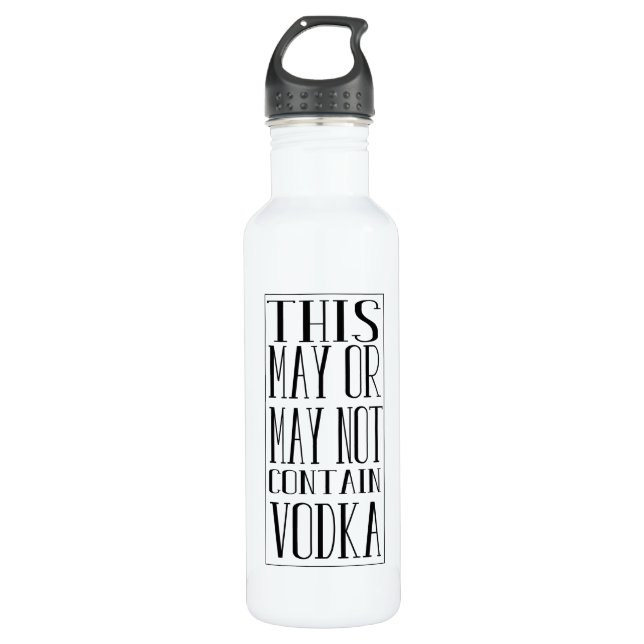Dieses kann Wodka enthalten vielleicht Trinkflasche (Vorderseite)