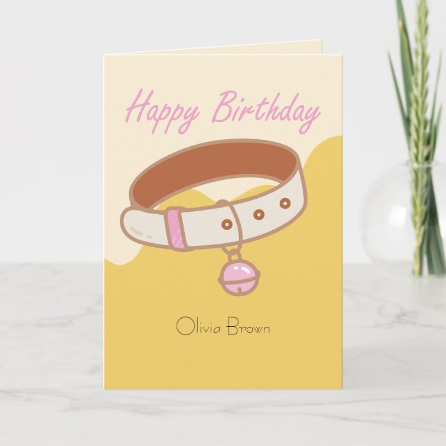 Dieses Katzenleben glücklich zum Geburtstag Kinder Karte (Vorderseite)