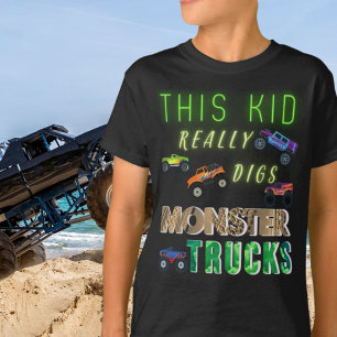 Dieses Kind bekommt wirklich Monster-LKW. T-Shirt