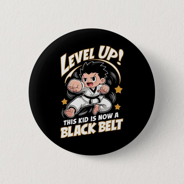 Dieses Kind ist jetzt ein Karate-Hapkido-Preis für Button (Vorderseite)