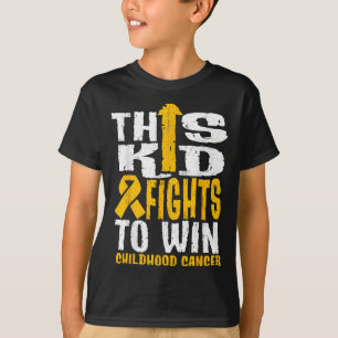 Dieses Kind kämpft, um das Bewusstsein für Krebs b T-Shirt