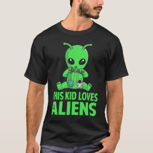 Dieses Kind Lieben Außerirdische Grünen Alien I Ki T-Shirt