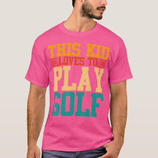 Dieses Kind Lieben Golf spielen T-Shirt