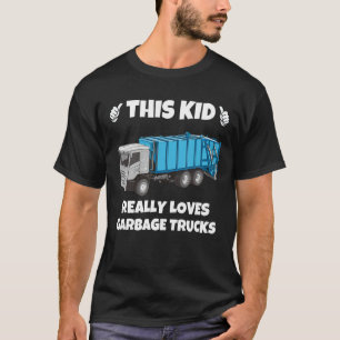 Dieses Kind Lieben Müllwagen Mülleimer Baby Todd T-Shirt