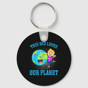 Dieses Kind liebt unseren Planeten _1 Schlüsselanhänger