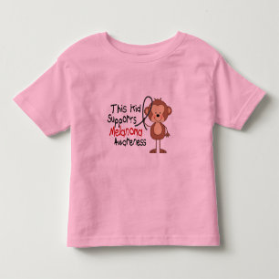 Dieses Kind stützt Melanom-Bewusstsein Kleinkind T-shirt
