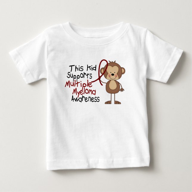 Dieses Kind stützt Myeloma-Bewusstsein Baby T-shirt (Vorderseite)