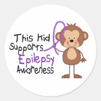 Dieses Kind unterstützt das Bewusstsein für Epilep
