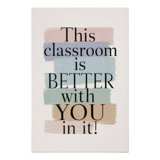 Dieses Klassenzimmer ist besser bei Ihnen - inspir Poster