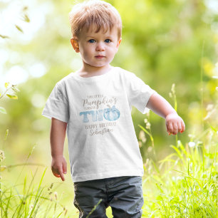 Dieses kleine Kürbischen 2. Geburtstags-T-Shirt fü Kleinkind T-shirt