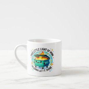 Dieses kleine Licht meines lustigen Müllers Feuer Espressotasse