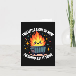 Dieses kleine Licht meines lustigen Niedlichen Mül Karte